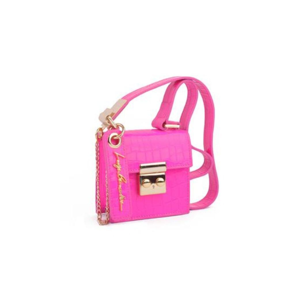 BOLSA MAXI CROCO ORQUIDEA