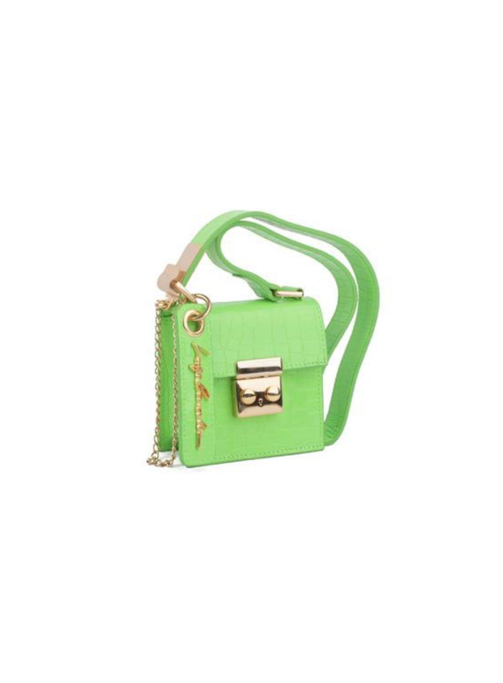 BOLSA MAXI CROCO CITRON