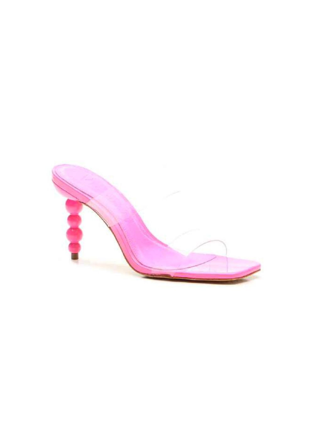 MULE VINIL TRANSPARENTE PINK
