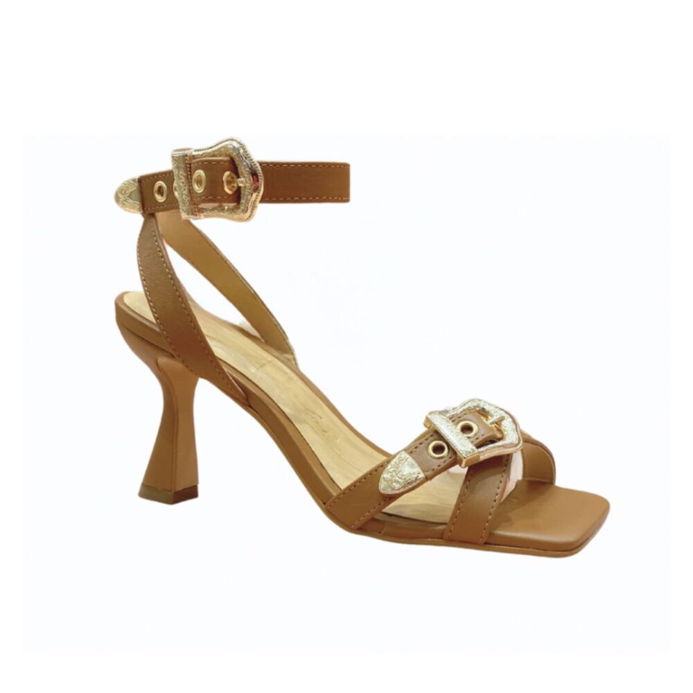 SANDALIA GREASE CARAMELO