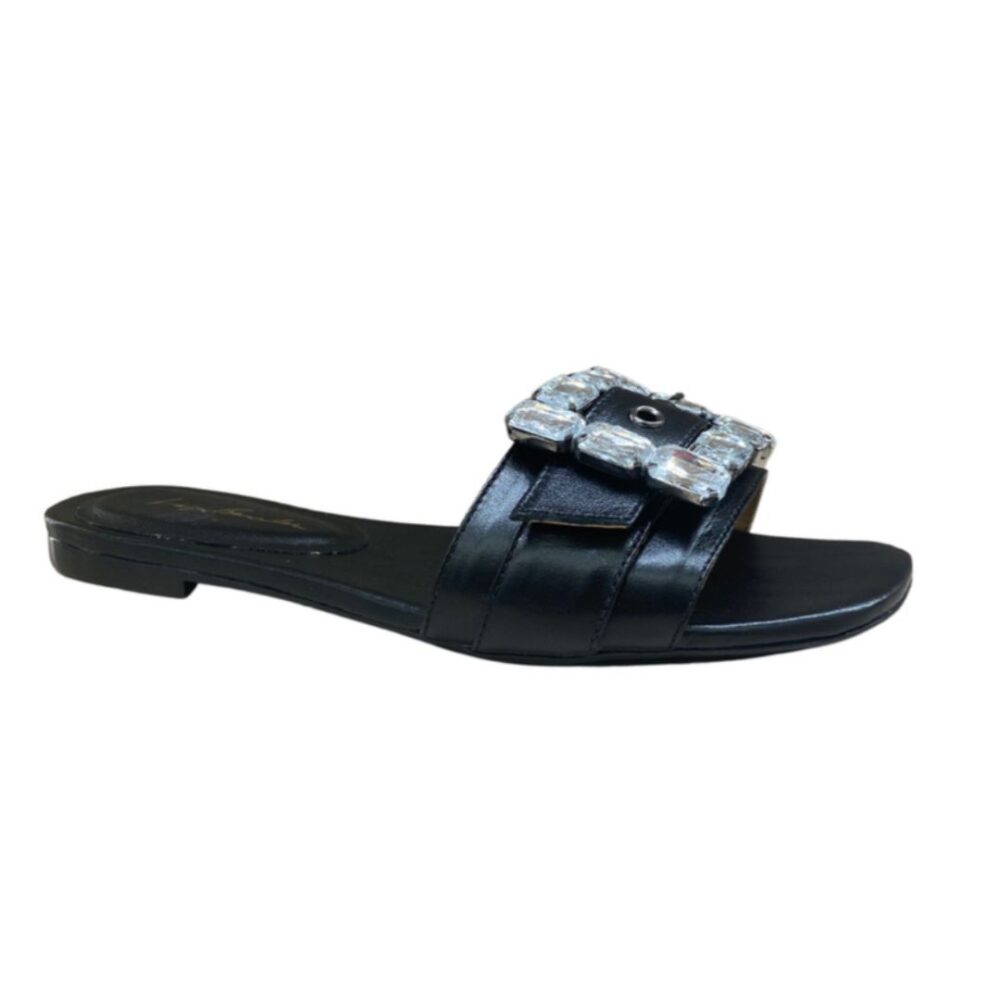 SANDALIA GREASE PRETO