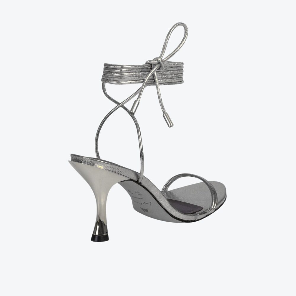 sandalia metalcolor prata