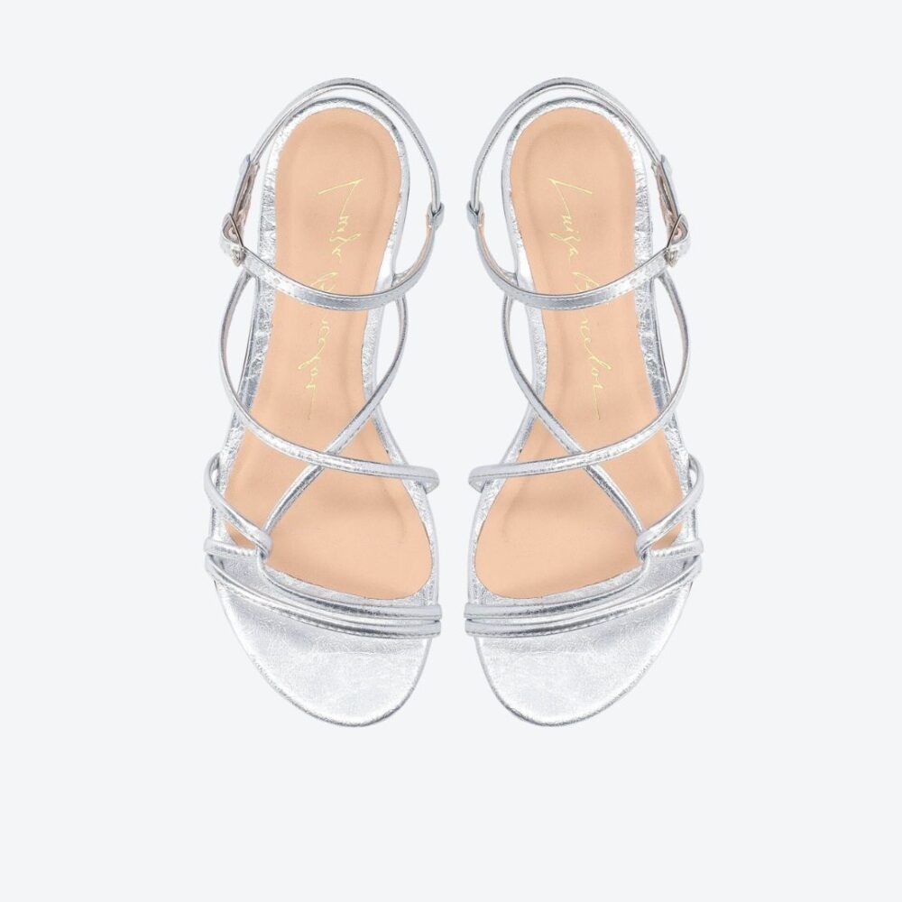 SANDALIA METALCOLOR PRATA
