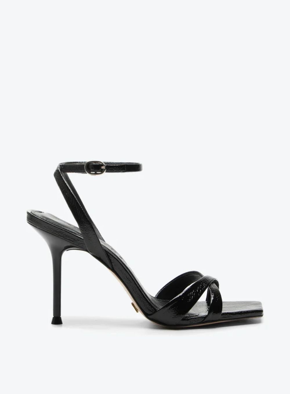 SAND FEM CAB COURO - PRETO