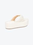 SANDÁLIA SALTO FLATFORM OFF WHITE