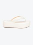 SANDÁLIA SALTO FLATFORM OFF WHITE