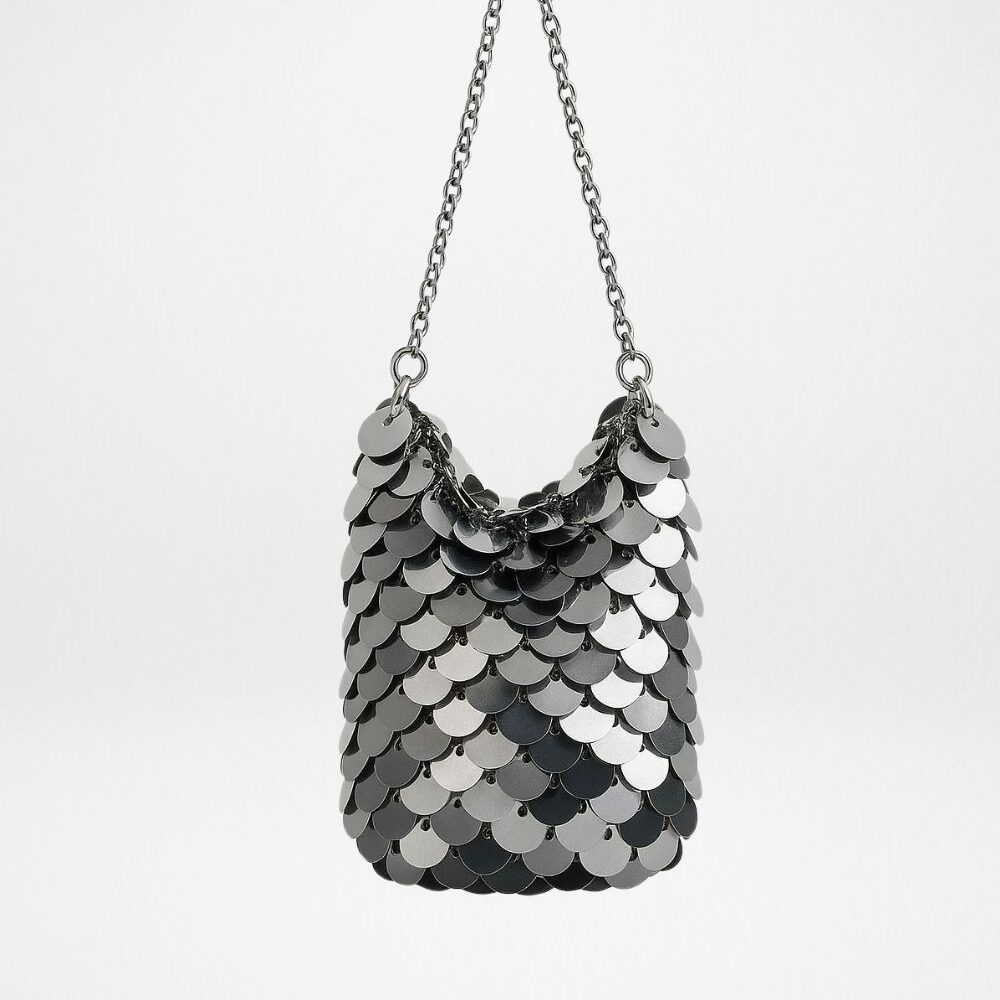 CLUTCH LUMIERE SILVER